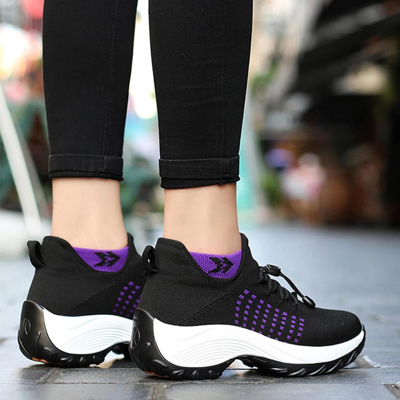 TÊNIS VELL ORTOPÉDICO ANTI IMPACTO E ANTI DERRAPANTE PARA MULHER